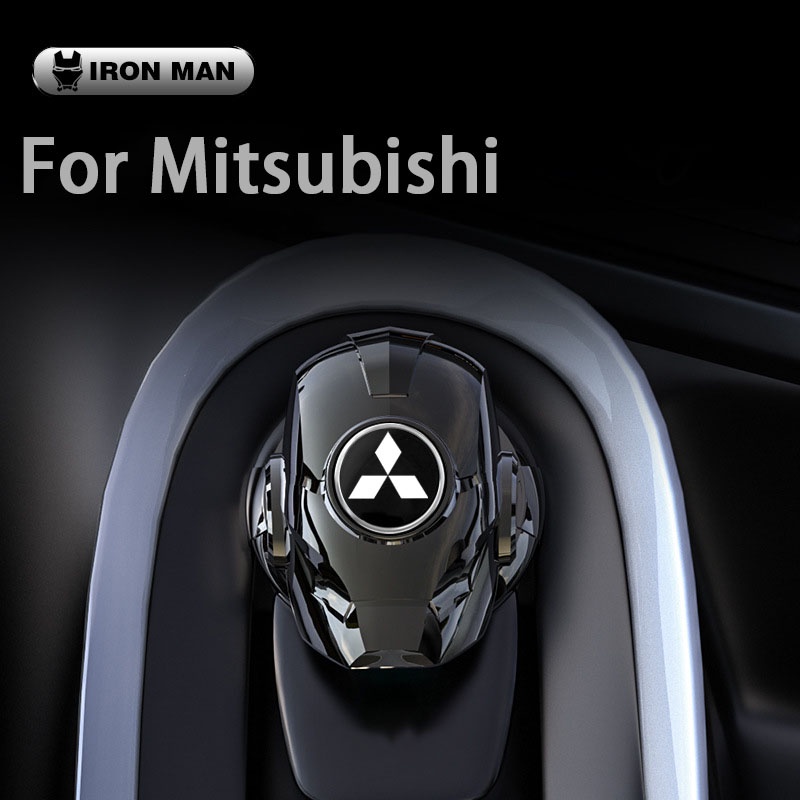 Mitsubishi Mobil Modifikasi Satu Tombol Start Button Ignition Switch Rotating Cover Pelindung Iron Man Car Styling Untuk Attrage Mirage G4 Triton Xpander Pajero Lancer ASX