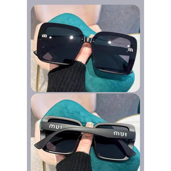 Kacamata Hitam Blackpink Jennie Identic Square Sunglasses Warna Perlindungan UV Untuk Wanita Blackpink