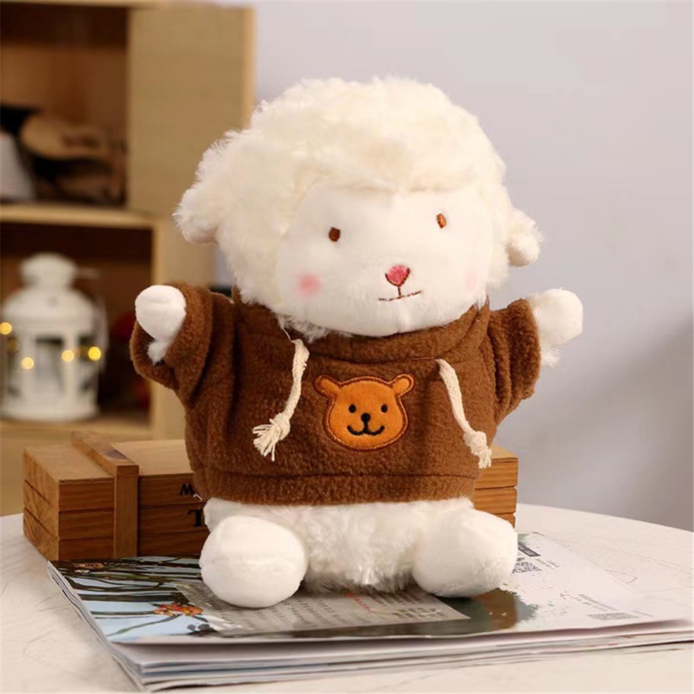 Kawaii Boneka Domba Anak Boneka Plush Teman Hadiah Ulang Tahun Bedside Toy