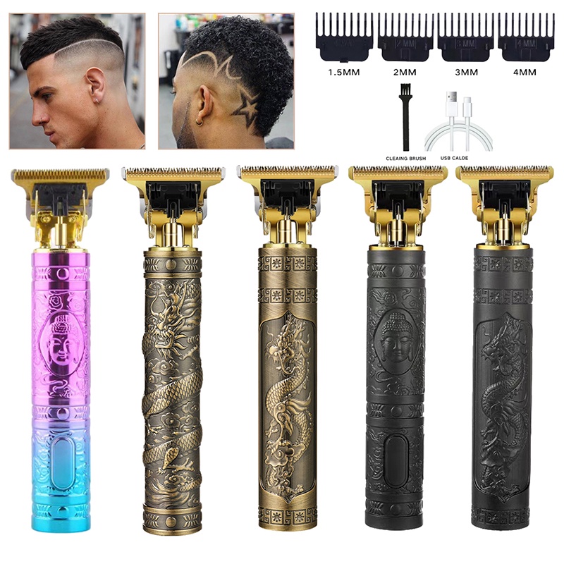 T9 Budha Buddha Trimmer Alat Cukur Ukir Rambut Clipper Trimmer Carving Hair Tato Tatto Futsuka WS-T99