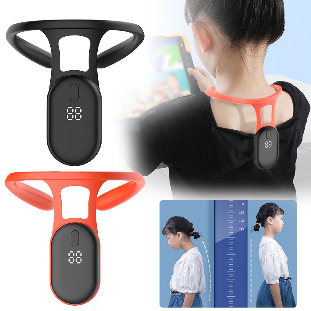 Smart Invisible Neck Hump Posture Corrector For Adult Kid Health Child Realtime Smart Monitoring Training Postur Duduk Orthosis Bungkuk Duduk Alat Sensor Pengingat