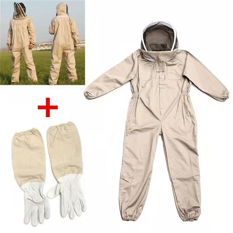 Baju Anti Lebah Jaket Anti Lebah Ternak Lebah Beekeeping Fullbody Warna Coklat Full Set