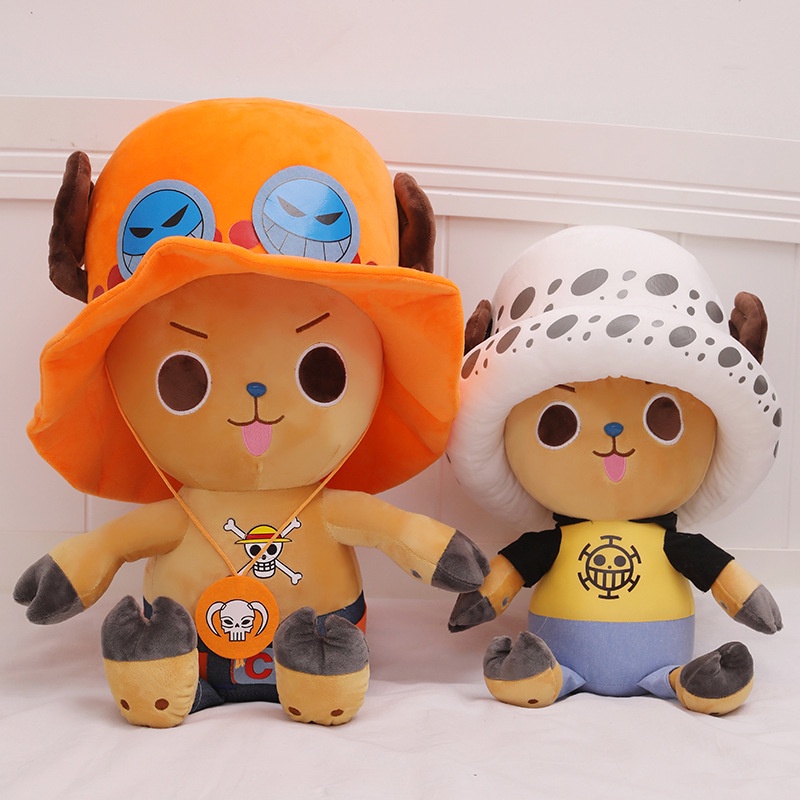 35cm 45CM Anime One Piece Chopper Mainan Mewah Boneka Bantal Lembut Stuffed Toy Untuk Ulang Tahun Anak