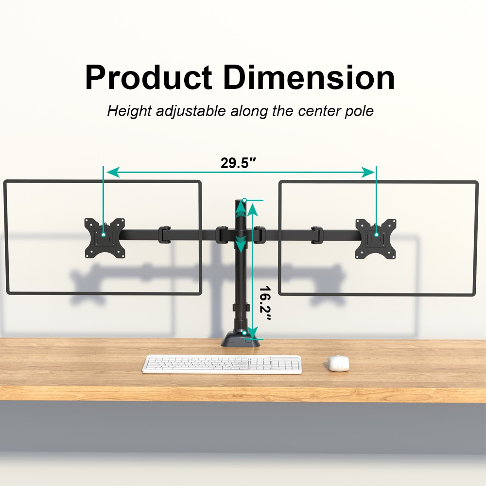 17-27 inch Alat Angkat Layar Komputer display monitor Komputer desktop Dan laptop stand display arm desktop stand display stand dual arm adjustable