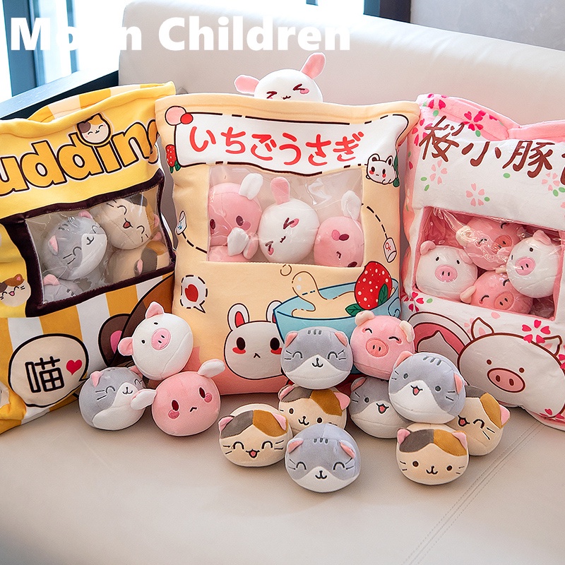 Bantal Pudding Boneka Snack Impor