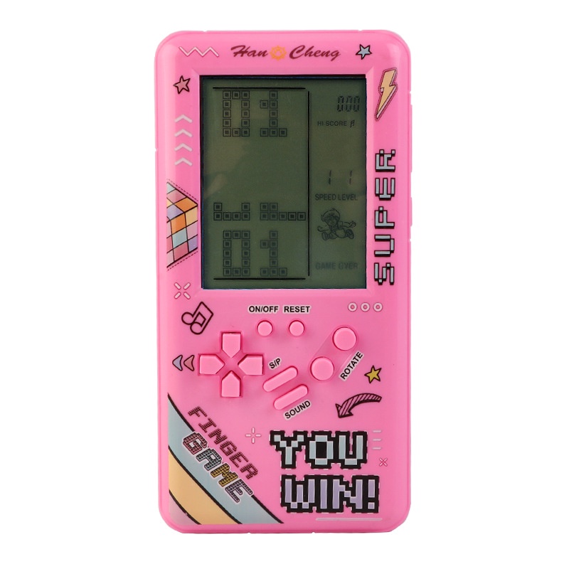 Baru 4.1 &quot;LCD Besar 23game Klasik Tetris Brick Game Hand Held Classic Fun Arcade Gameboy