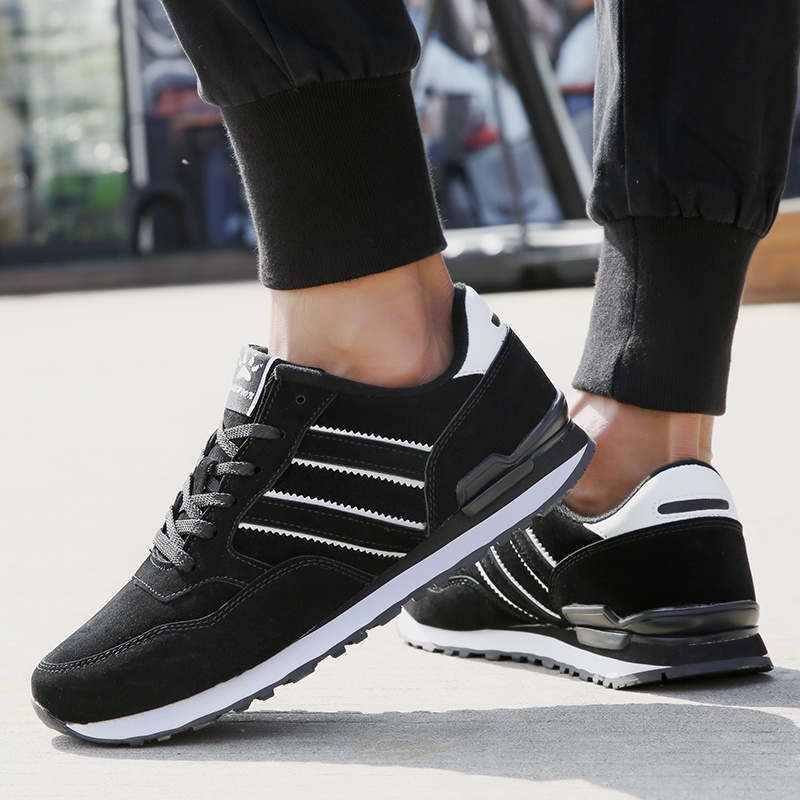 Murah Fashion Kuliah Sepatu Pria Kets Import Sneakers Olahraga Cowok Dewasa Santai Kasual Running Sport Shoes Lentur Kekinian 273