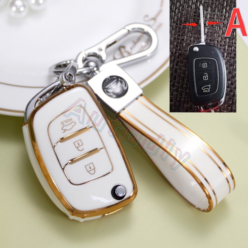 Case Remote Kunci Mobil Bahan Silikon Untuk Hyundai Elantra Solaris Tucson IONIQ ix25 ix35 i10 i20 i30 i40 Sonata