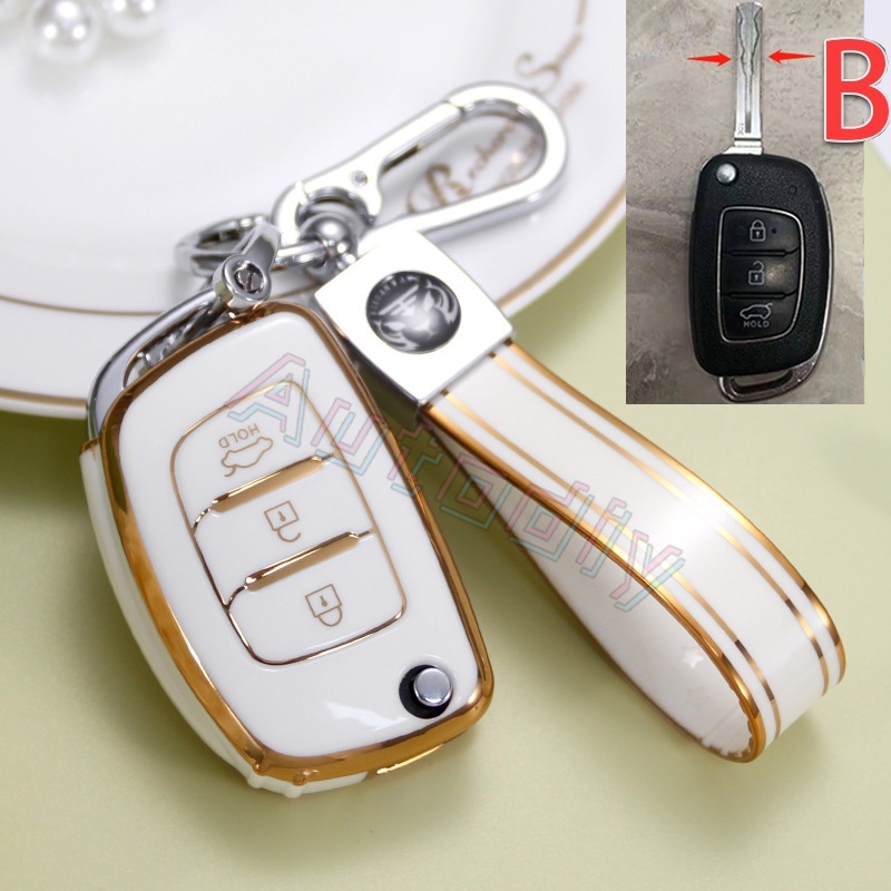 Case Remote Kunci Mobil Bahan Silikon Untuk Hyundai Elantra Solaris Tucson IONIQ ix25 ix35 i10 i20 i30 i40 Sonata