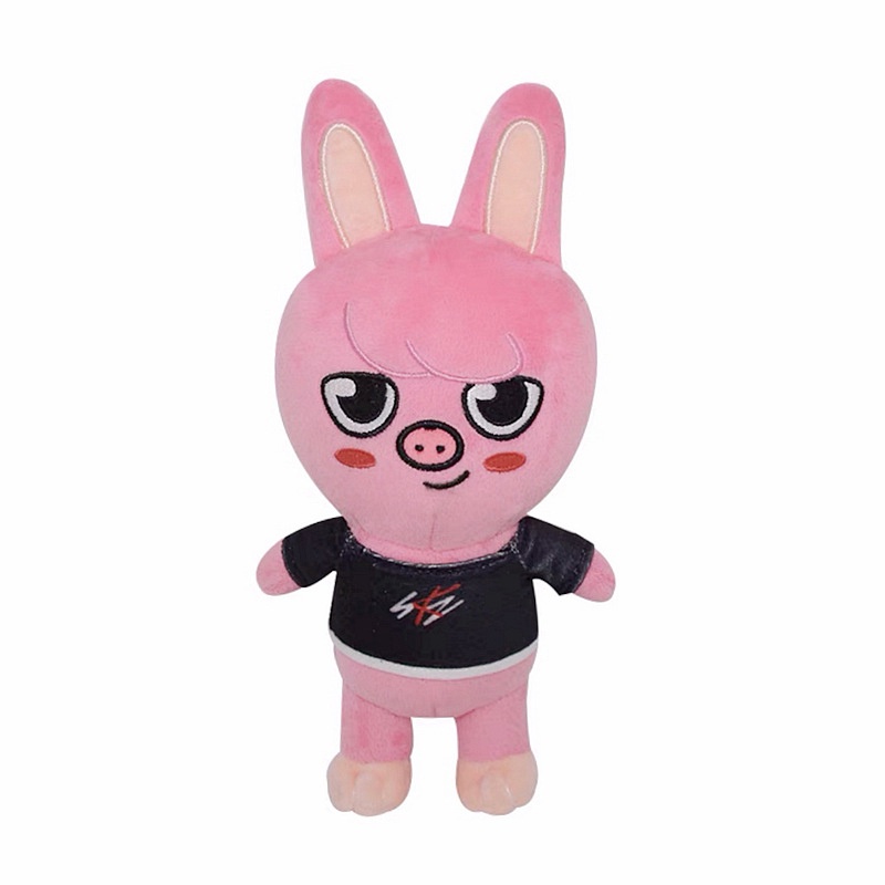 Skzoo Mainan Mewah 20 cm Stray Kids Mewah Serigala Chan Kartun Boneka Boneka Plushies Boneka Kawaii Anak Hadiah