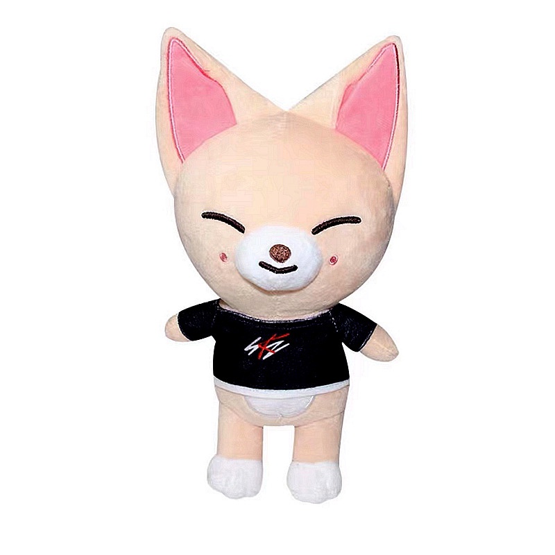 Skzoo Mainan Mewah 20 cm Stray Kids Mewah Serigala Chan Kartun Boneka Boneka Plushies Boneka Kawaii Anak Hadiah