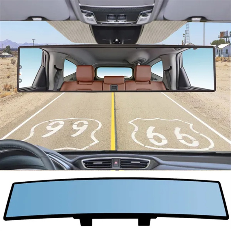 [AYBX] 1pc Cermin Blind Spot Lengkung Dengan Bidang Pandang Besar Untuk Interior Mobil