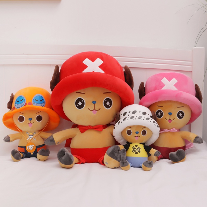 35cm 45CM Anime One Piece Chopper Mainan Mewah Boneka Bantal Lembut Stuffed Toy Untuk Ulang Tahun Anak