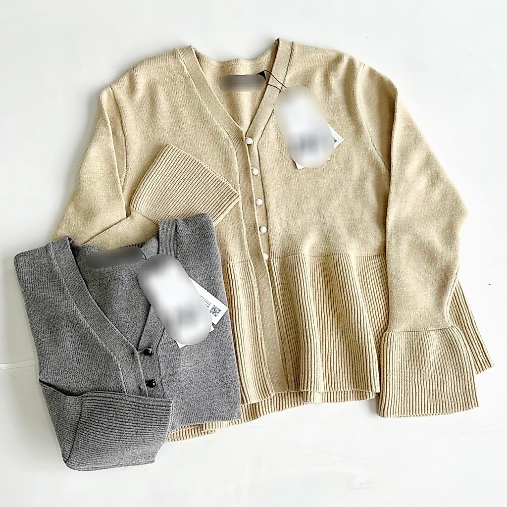 ruffle cardigan
