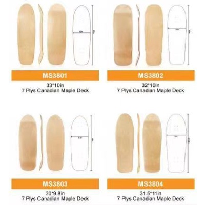 Link DECK SKATEBOARD Surfing CUSTOM 29INCH 30 31 32 33 34 35 36INCH CANANDIAN MAPLES DECK OEM