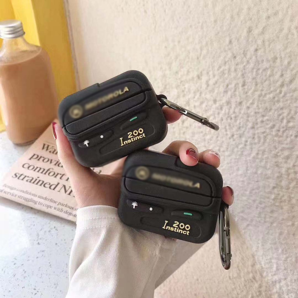 Ins Vintage BP Bentuk Lebah Earphone Bluetooth Silikon Lembut TWS Case Cover Untuk Airpods 12 Pro I12 i13 Inpods 12 13 Pro Pelindung