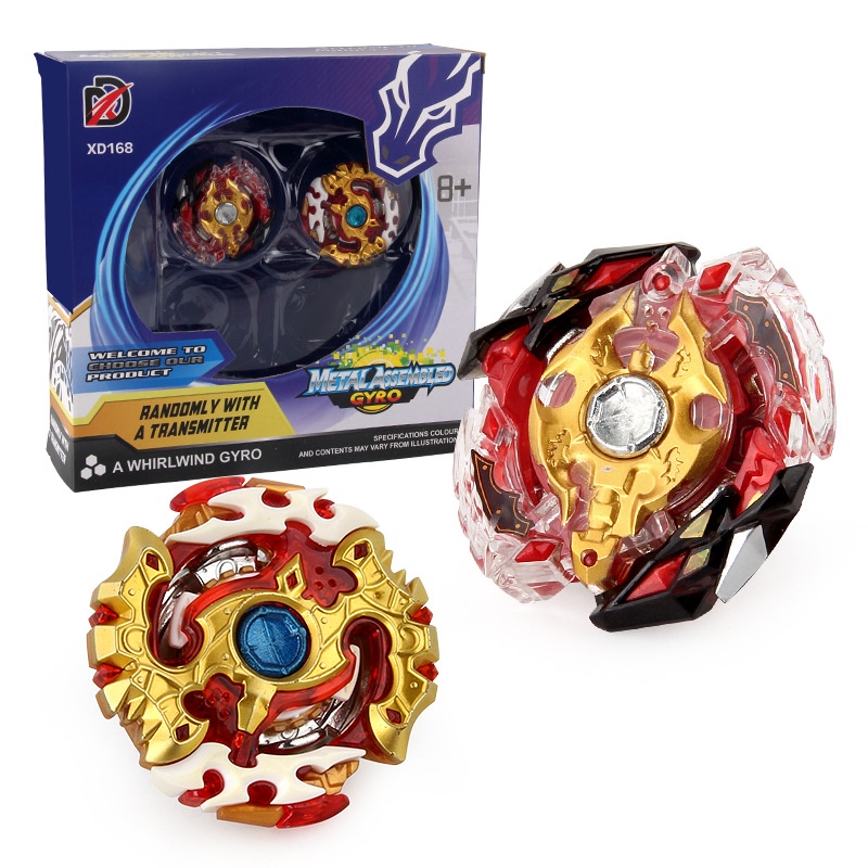 Set Meledak Beyblades Metal Original XD168-7B Booster Battle Arena Stadium Toupies Dengan Peluncur