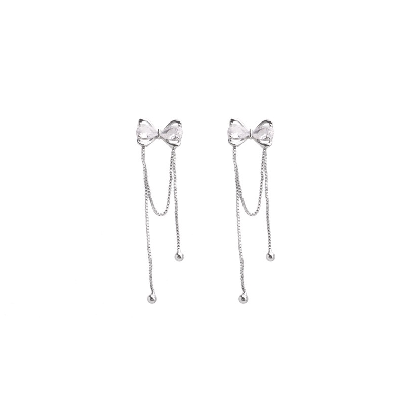 Bowle Anting Filial Gaya Panjang Anting Temperamen Wanita Desain Sensor Canggih Anting Manis Anting Manis