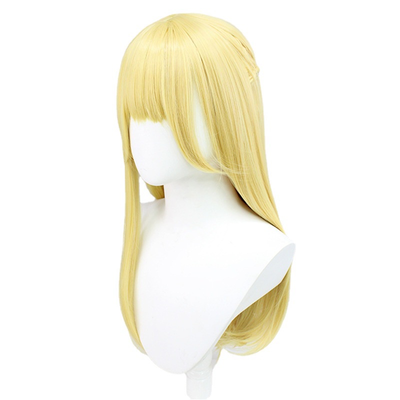 Genshin Impact Genshin Impact cos Wig Conviction Queen Double Ponytail Polar Night Real Dream Skin cosplay Rambut Palsu
