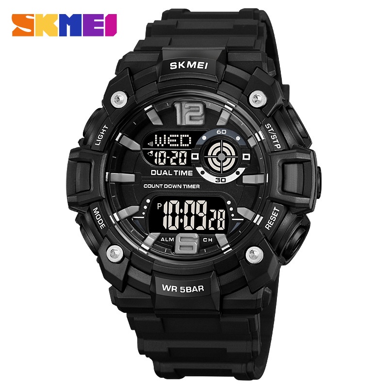 SKMEI 2018 Jam Tangan Pria Digital Anti Air 5 Bar WATCHKITE WKOS