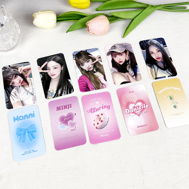 6pcs/set Kpop NewJeans Photocard Koleksi Kartu Lomo MINJI HDHANNI HAERIN DANIELLE HYEIN