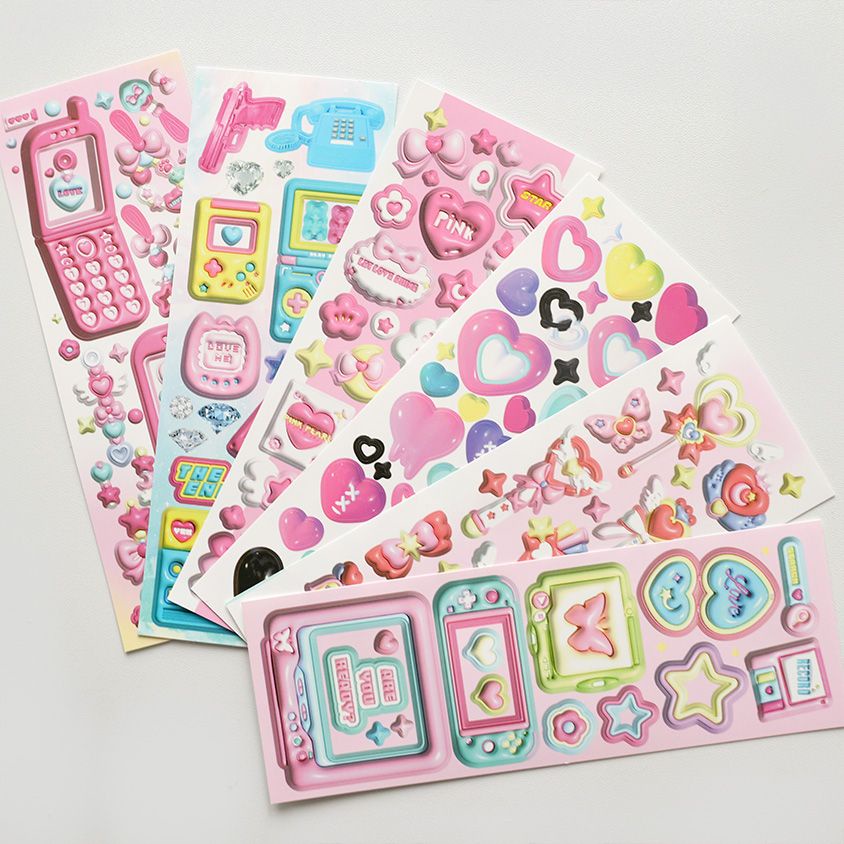 Stiker Seri Ekspanding GaLiCiCi Original/Domestic Cute Sense/Stiker Bahan Dekorasi Foto