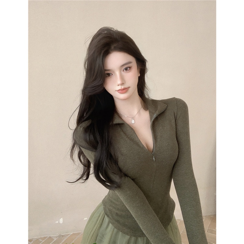 ▤✜#COD Suhao high waist mesh a-line skirt women s clothing spring 2023 new hot girl sexy temperamen payung rok mid-length skirt