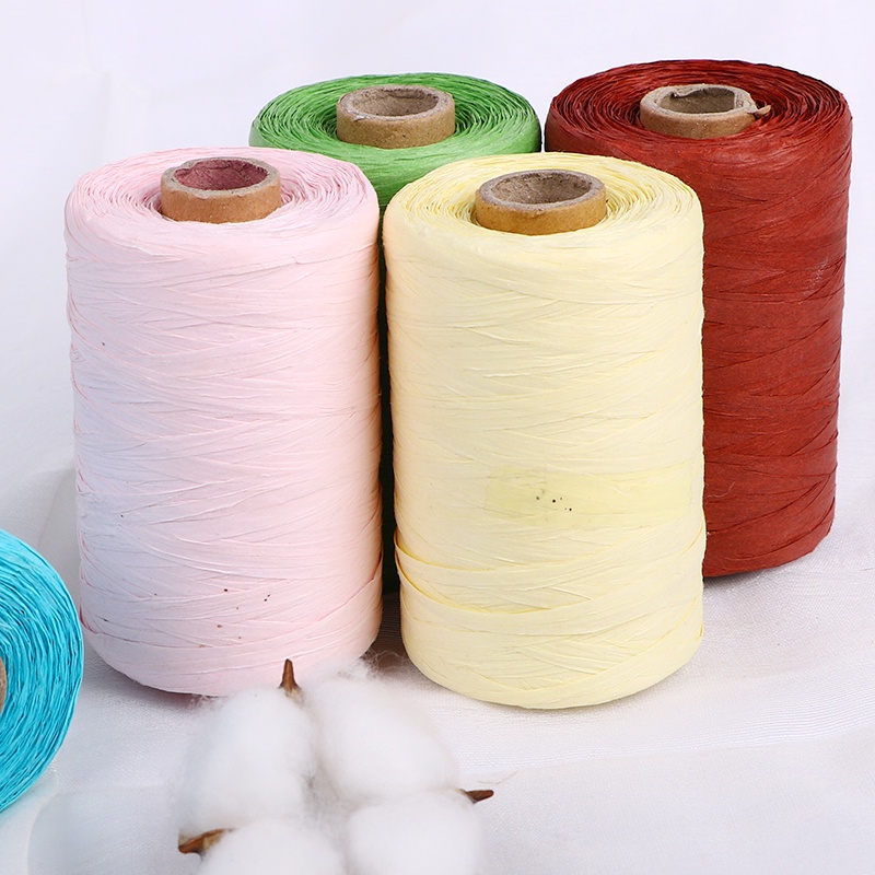 Benang Rajut Raffia Kertas Paper Yarn- BAVERLY