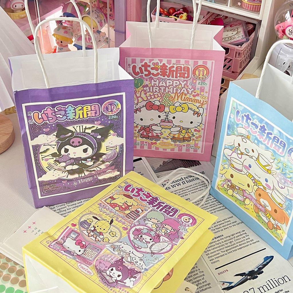 PAPER BAG SANRIO / TAS ULANG TAHUN SANRIO CINNAMOROLL KUROI MELODY JAPAN STYLE / GOODIE BAG SANRIO