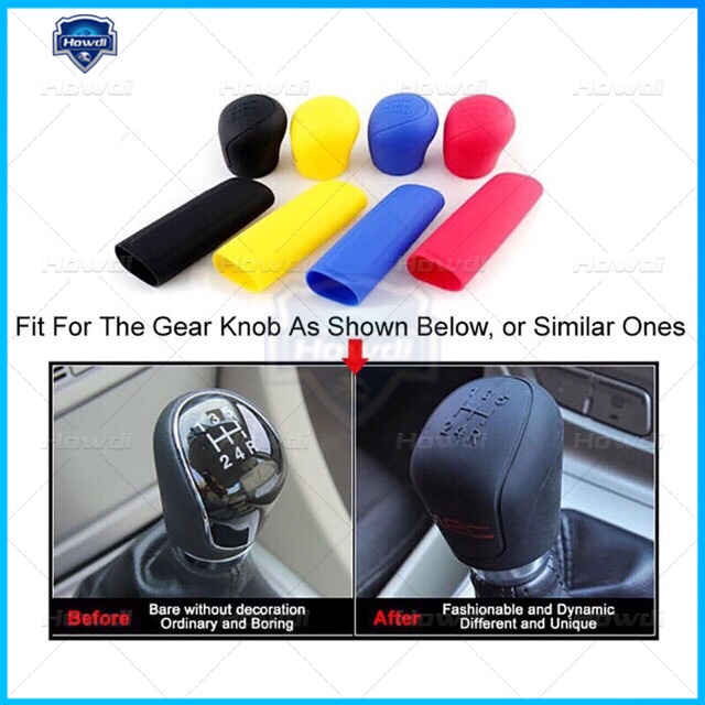 Cover Knob Pemindah Kepala Gigi Mobil Universal Silikon