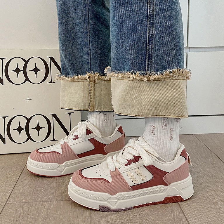 TOPGROSIR &quot;FREE BOX&quot;  LV0193 Sepatu Sneakers Wanita Import Model Triangle