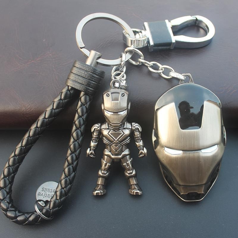 Marvel Peripheral Avengers Creative Iron Man Car Key Chain Captain America Pendant Domineering Boys