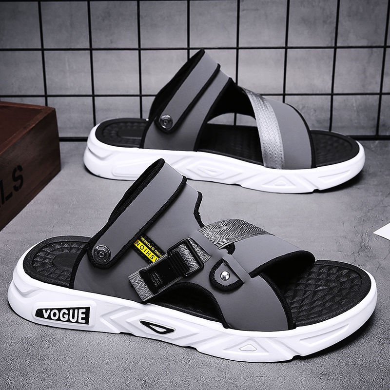 Sandal Pria Sandal Sandal Pantai Satu Potong Sepatu