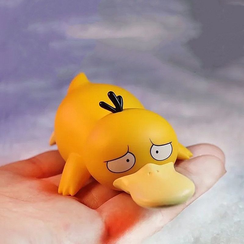 Pokemon Lying Psyduck Handmade Toy Doll Decoration Gift