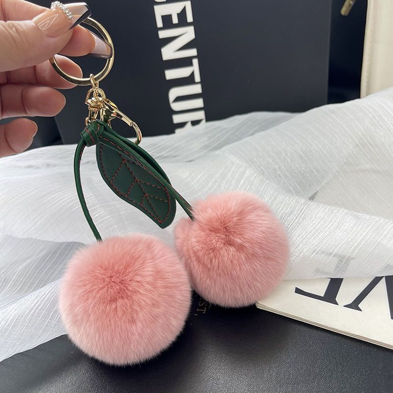 

New Small Cherry Fruit Plush Pendant Bag Hanging Ornaments