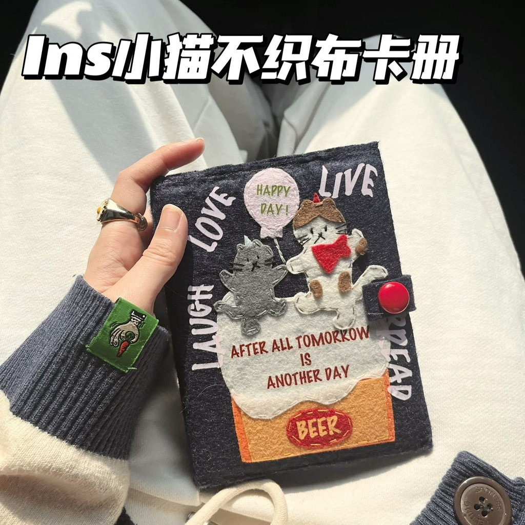 Album Kartu Kain Non-Woven Sirkus3Buku Penyimpanan Foto Album Mini Instax