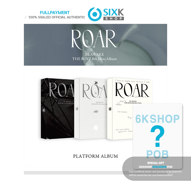 (Platform Ver) THE BOYZ - Album Mini Ke 8 BE AWAKE (ROAR)