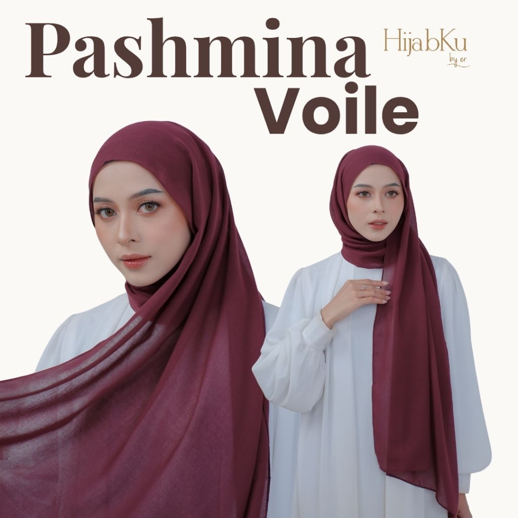 PASHMINA KAIN VOILE PREMIUM | Bahan Lembut
