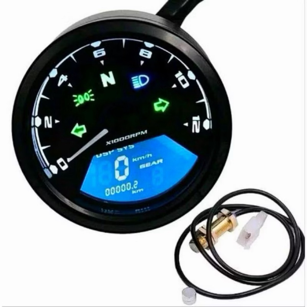 Speedometer Digital Custom Japstyle Caferacer/ Spidometer Custom Babon