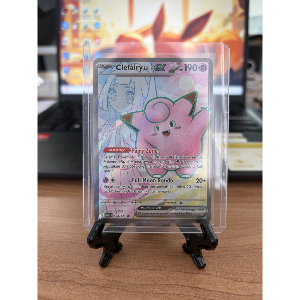 Pokemon TCG Clefairy Lilie EX SR SV9S 164/139