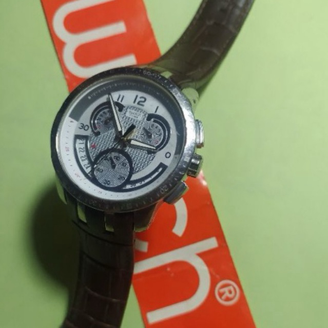Jam tangan swatch irony retrograde yrs403 cold hour original second swiss movt preloved box