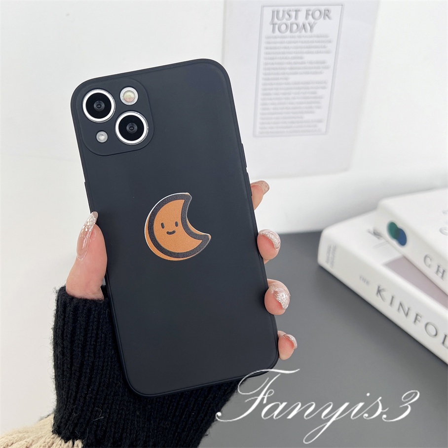 Redmi 12C A1 Plus Note 11 Pro+ 11 11s 10 10s 9 9s 8Pro 10A 10C 10 9C 9A Xiaomi 11Lite 11TPro Poco X3Pro X3NFC XIAOMI Soft Case TPU Desain Bulan Matahari Untuk