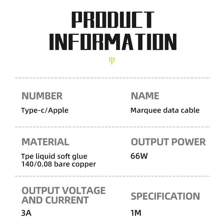 3a TPE Horse Riding Indicator Kabel Pengisian Cepat 1M Silikon Cair Kabel Data Ramah Kulit Untuk i-Phone14 13 Tipe C