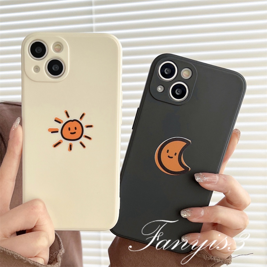 Casing Infinix Note12 10Pro Hot 20 12 11 10 Play Hot20 20s 12 12i 20i 11 2022 Smart 6 5 2020 Sunshine Moon Phone Case TPU Soft Cover Pelindung