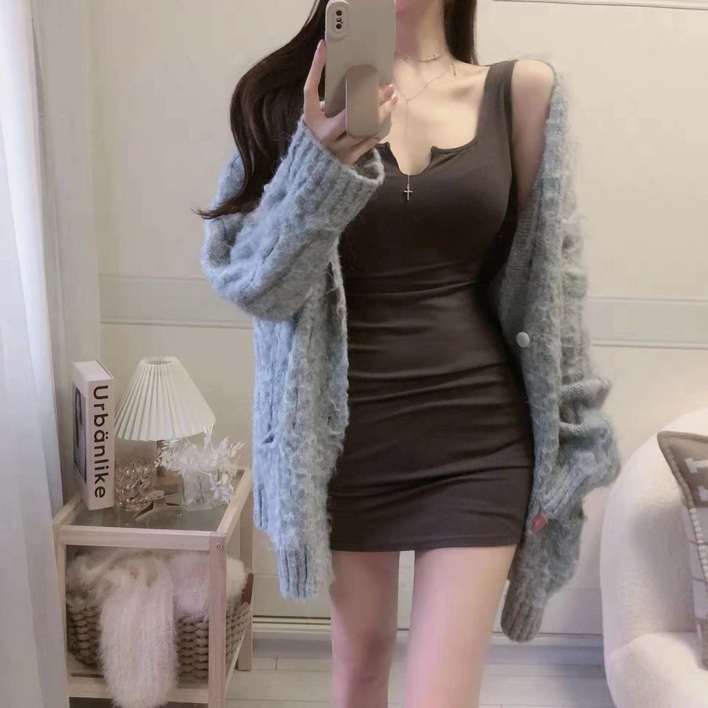 Red 2022 musim panas ceruk desain rompi tas hip rok slim hot girl suspender gaun pinggang wanita rok pelangsing