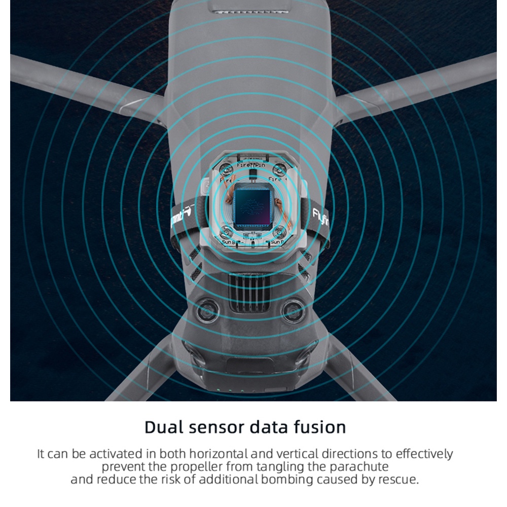 MAVIC Universal Flight for Manti3/Plus Safety Parasut Untuk Mavic3 /2/Air 2S Drone Flight Safety Protection Payung Aksesoris