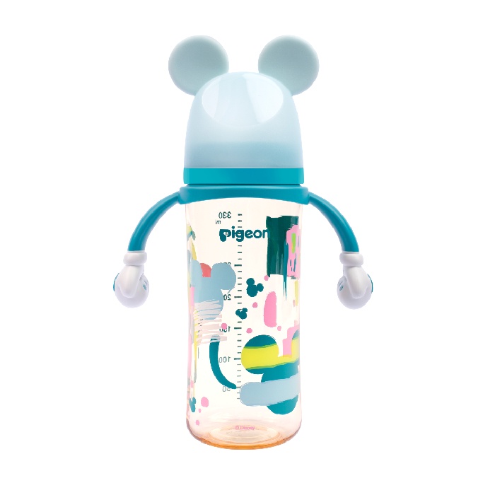 Pigeon Botol PPSU 330ml dengan Gagang Bottle Disney Series nipple Softouch Generasi 3