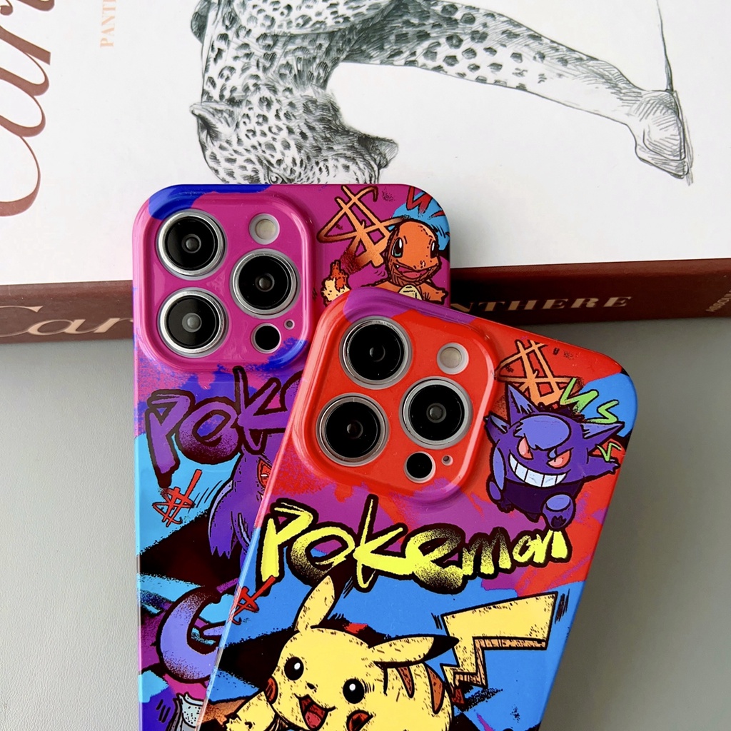 Graffiti sprite PC lens protection with dust screen enclosure IPHONE 14 Pro Max 13 Pro Max 12 Pro Max 11 Promax case