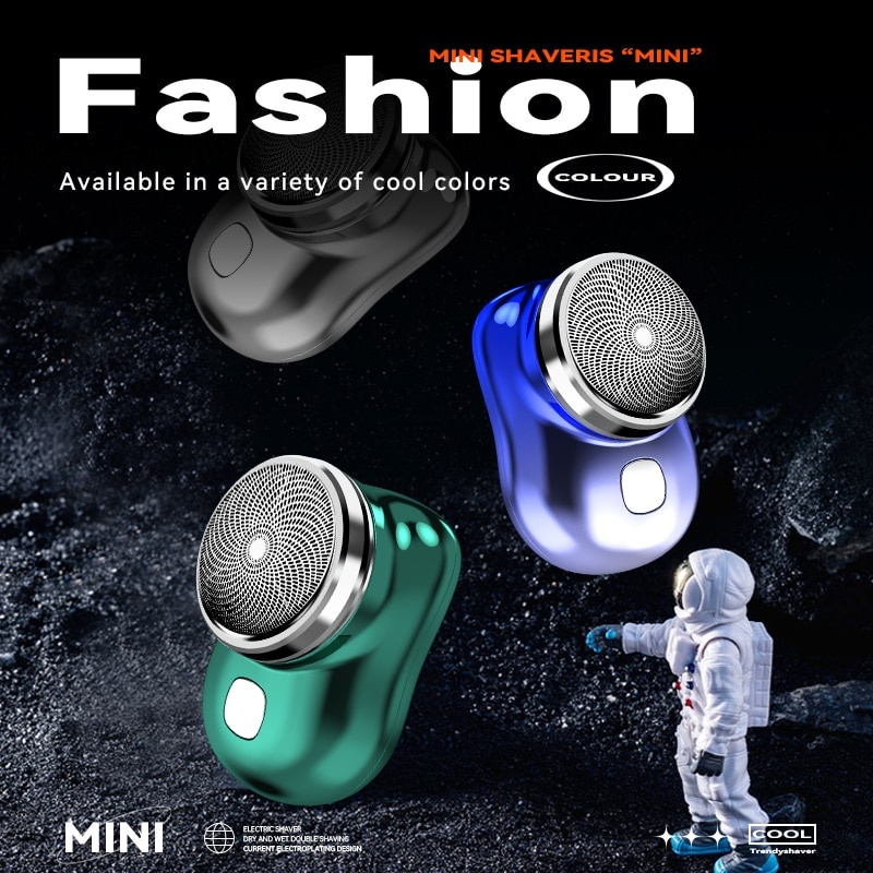 Alat Cukur Elektrik Portable Mini Heard Trimmer Cukur Jenggot Reciprocating Cutter Kepala Rechargeable Knives Razor Untuk Pria