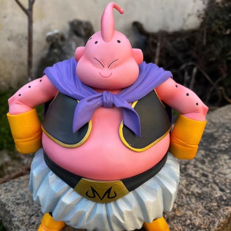 8gaya Anime Dragon Ball Action Figurals Demon Buu Bentuk Penuh Jas Mainan Mobil Mainan Ornamen Koleksi